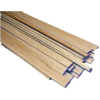 Baguette rectangulaire de Balsa, longueur 100 cm