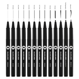 Feutres calibrés MOLOTOV BlackLiner