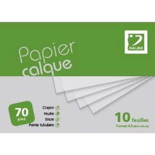 Pochette calque DALBE 10F A3