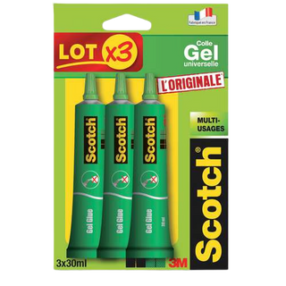 Lot de 3 tubes de colle Scotch