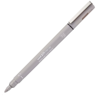 Feutres calibrés UNIPIN